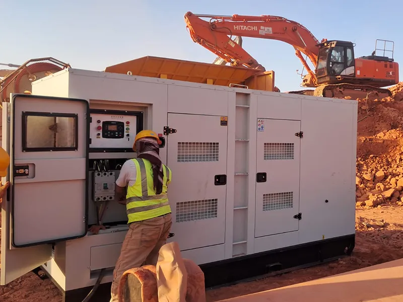 Grupo electrógeno diésel para minería