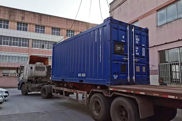 Generador silencioso diésel en contenedor de 520kW exportado a Malasia