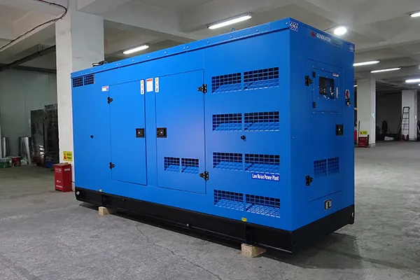 Generador diésel silencioso de 250kW exportado a África