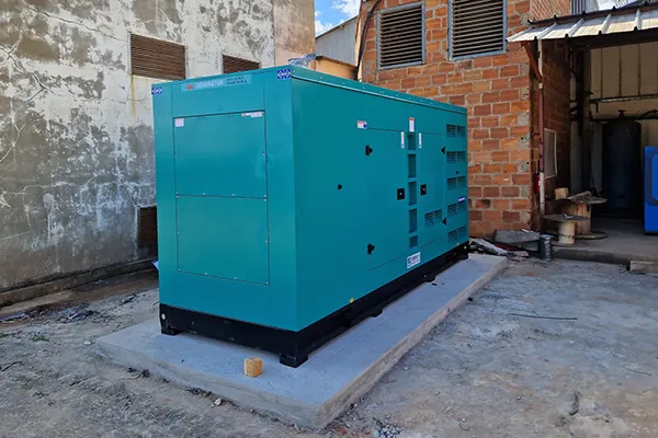 Generador diésel silencioso de 320kW exportado a Madagascar