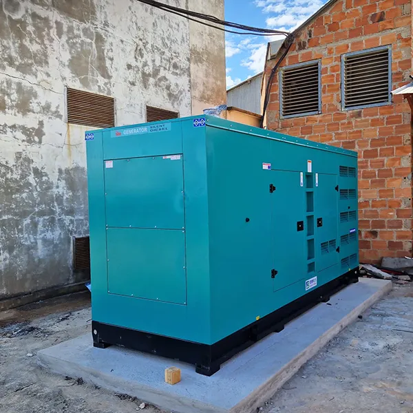 Generador diésel silencioso de 320kW exportado a Madagascar