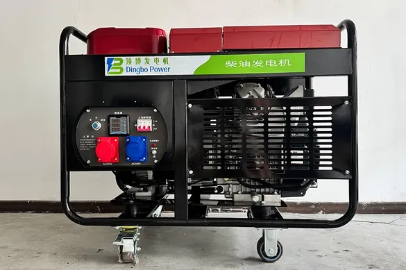 Generador diésel refrigerado abierto (2 cilíndros)