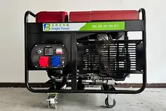 Generador diésel refrigerado abierto (2 cílindros) 10kw-20kw